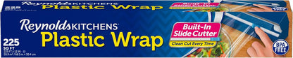 Reynolds Kitchens Quick Cut Plastic Wrap - 225 Sq Ft | Effortless Food Storage Solution