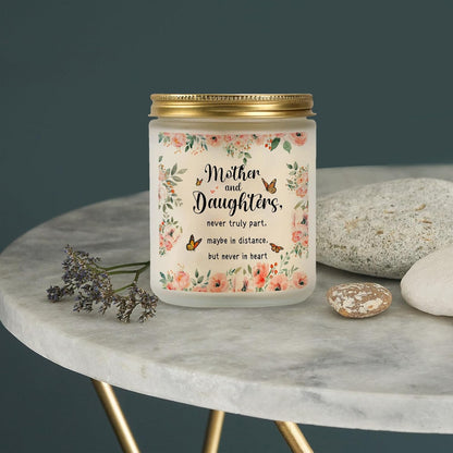 Regine Switzerland | Mom Gifts Candle - Heartfelt "Never Truly Apart" Design | Perfect for Daughters
