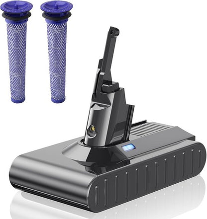 Dyson V8 Battery Replacement - Upgraded 7.0 Ah 21.6V for V8 Absolute, Motorhead, Fluffy, Animal | Compatible with 967834-05