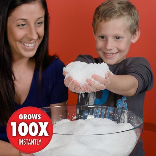 Instant Snow by Snow in Seconds | 3-Pack Artificial Snow - Creates 1 Gallon of Fake Snow Each