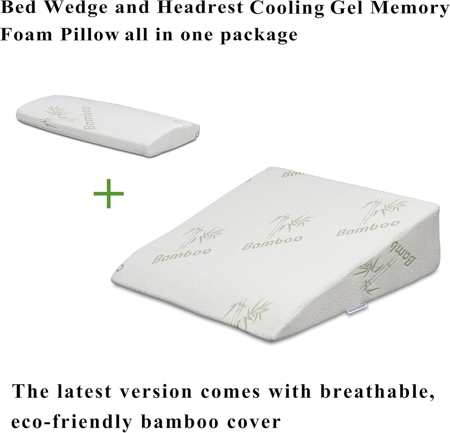 Memory Foam Top for Acid Reflux Relief | 26" x 25" x 7.5