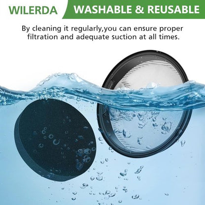 Eureka NEN110A Vacuum Filter - Inlet Frame & Sponge Filter Set | Compatible with Whirlwind Canister (4-Pack)