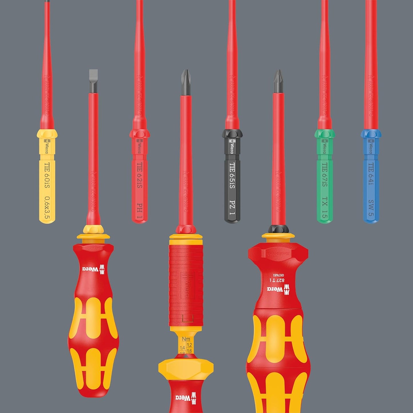 WERA - Kraftform Kompakt VDE 17 Universal Tool Set - 17 Pieces for Electrical Work