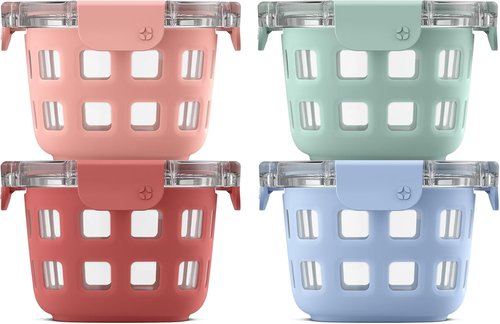 Ello Duraglass Glass Meal Prep Sets - Leak-Proof Food Storage Containers | Airtight BPA-Free Lids, Safe for Dishwasher, Microwave & Freezer