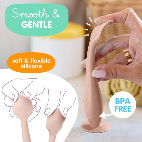 Bumco Diaper Cream Spatula - BPA-Free Soft Applicator for Easy Diaper Cream Application | Mom-Invented Design