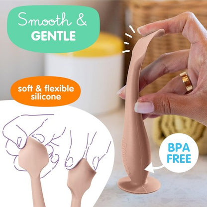 Bumco Diaper Cream Spatula - BPA-Free Diaper Bag Essentials, Soft Butt Spatula Baby, Mom-Invented Butt Paste Spatula, Bumco Diaper Cream Spatula, Flexible Diaper Cream Applicator, Baby Bum Brush