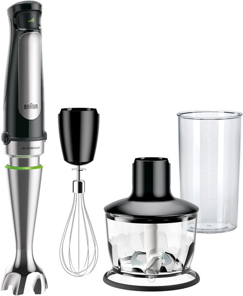 Braun MultiQuick 7 Immersion Blender - 3-in-1 Handheld Electric Stick Blender for Soups, Smoothies & More