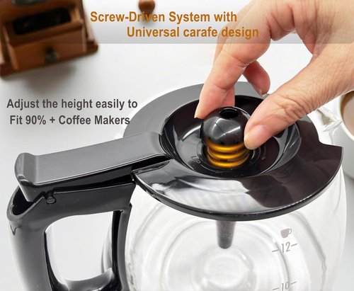 Hamilton Beach 12-Cup Coffee Carafe - Heat Resistant Glass, BPA-Free, Compatible with Flexbrew Models