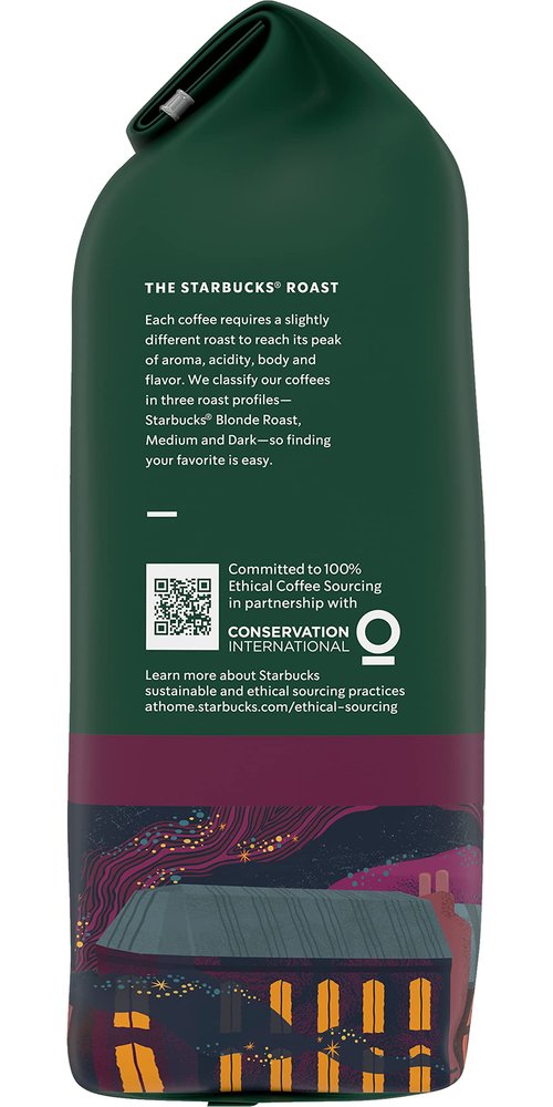 Starbucks French Roast, Dark Roast Coffee - Whole Bean, 100% Arabica Coffee - 12 OZ (Pack of 2)