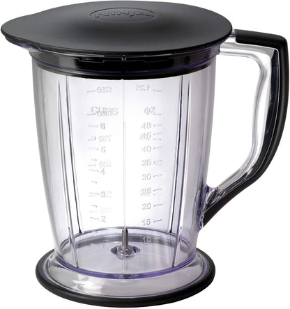 Ninja QB1004 Blender - 450W Food Processor with 48oz Pitcher & 16oz Chopper Bowl | Perfect for Smoothies & Meal Prep, Black