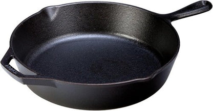 Lodge Seasoned Cast Iron Skillet - PFAS-Free Non-Toxic Cookware - 12-Inch Naturally Non-Stick Design