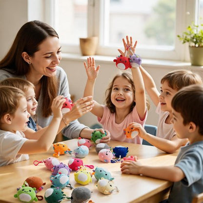 Axolotl Plush Keychains - 24 Pack Mini Party Favors for Kids | Perfect for Goodie Bags & Classroom Rewards