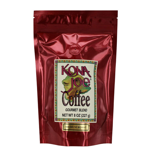 Kona Joe Gourmet Coffee Blend, Medium Roast Ground Coffee (8 oz)