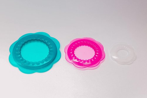 Ikea OVERMATT Silicone Food Lids, Set of 3, Multi-Colour