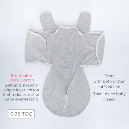 SwaddleDesigns 6-Way Omni Swaddle Sack, Arms Up Swaddle for Newborn, More Options to Calm Startle Reflex, Improves Sleep, Easy Transition Baby Sleep Sack, Small, 0-3 Mo, 6-14 lbs, Gold, Swaddle Love