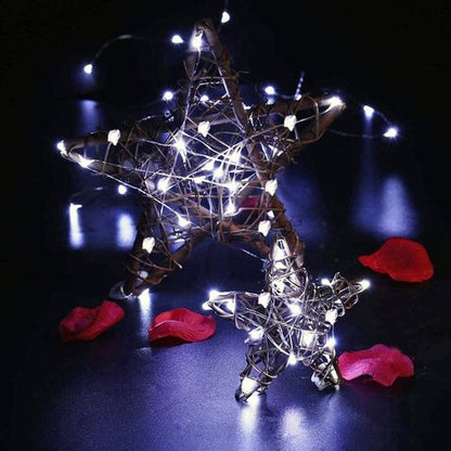AOZOPE 20 Pack Fairy Lights - Waterproof 7ft LED Mini String Lights for Weddings & Christmas | Cool White