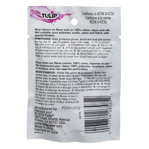 Tulip Permanent Fabric Dye Purple (26585)