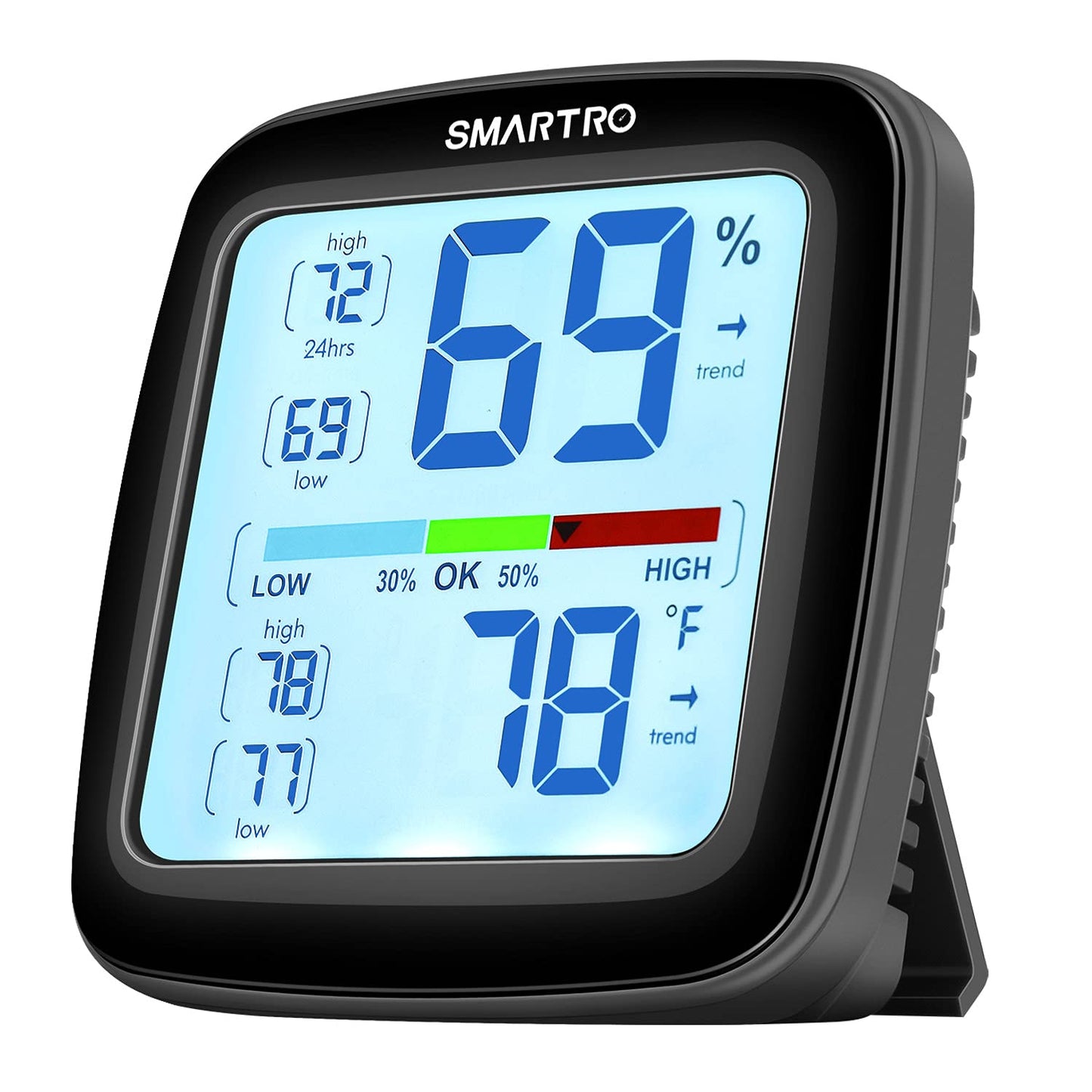 SMARTRO SC42 Digital Hygrometer - Professional Indoor Thermometer with Accurate Calibration | Humidity Gauge