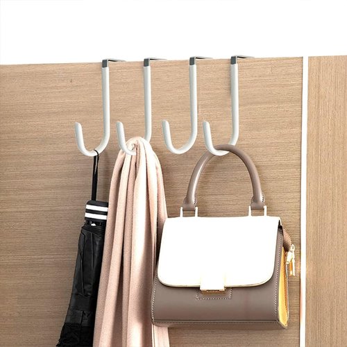 Black Wreath Hanger - Durable Carbon Steel Door Hook for Fall & Christmas Decor | 5-Inch Height