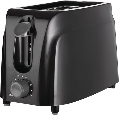 Brentwood Cool Touch 2-Slice Toaster - Sleek Black Design for Effortless Toasting