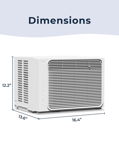 Windmill Window Air Conditioner - Quiet & Smart, Easy Install, Voice-Enabled, Remote & App Control AC Unit - 5,000 BTU Lite