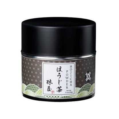 HAYASHIYA Hojicha Powder - Authentic Kyoto Uji Japanese Roasted Green Tea Latte | Low Caffeine (60g)