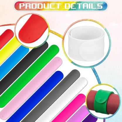 Leyndo Wrapping Paper Roll Holder Clips - 36 Pcs Silicone Snap Bands for Easy Gift Wrapping | Multi-Color