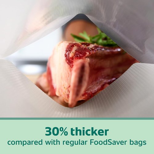 FoodSaver Gallon Vacuum Seal Bags - Heavy Duty 28 Pack for Extended Freshness & Enhanced Protection