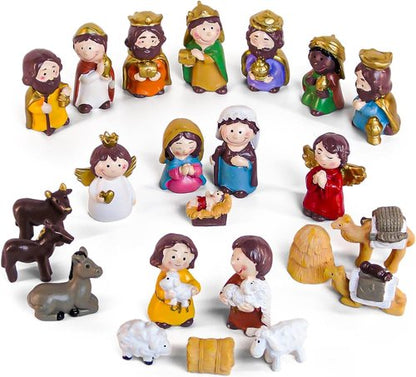 Little People Nativity Set by Fisher-Price - 23-Piece Adorable Christmas Scene for Home & Sunday School
