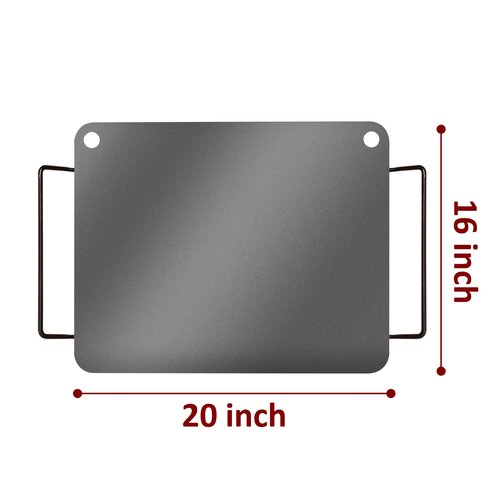 Colenza Pizza Steel for Oven 16 x 20, Heavy-Duty Pizza Baking Steel For Oven with Handles for Crispy Crust for Oven and Grill, Ideal for Sourdough Bread, 16 inch x 20 inch