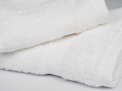 Corporate Hills CH White Bath Towels Bulk Pack of 12 (22x44 Inches) – 100% Cotton Lightweight & Absorbent Towels for Airbnb, Hotels, Motels & Commercial Use