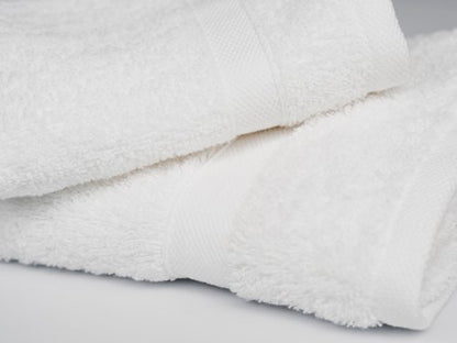 Corporate Hills CH White Bath Towels Bulk Pack of 12 (22x44 Inches) – 100% Cotton Lightweight & Absorbent Towels for Airbnb, Hotels, Motels & Commercial Use