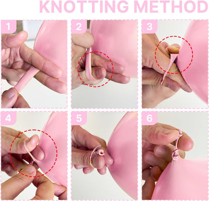PartyWoo 36-Inch Baby Pink Balloons - Pastel Latex Helium Balloons for Baby Showers & Celebrations