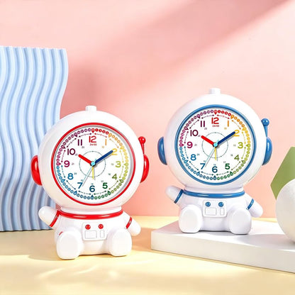 Analog Alarm Clock for Kids with Night Light – Blue, Snooze, 2 Alarm Modes
