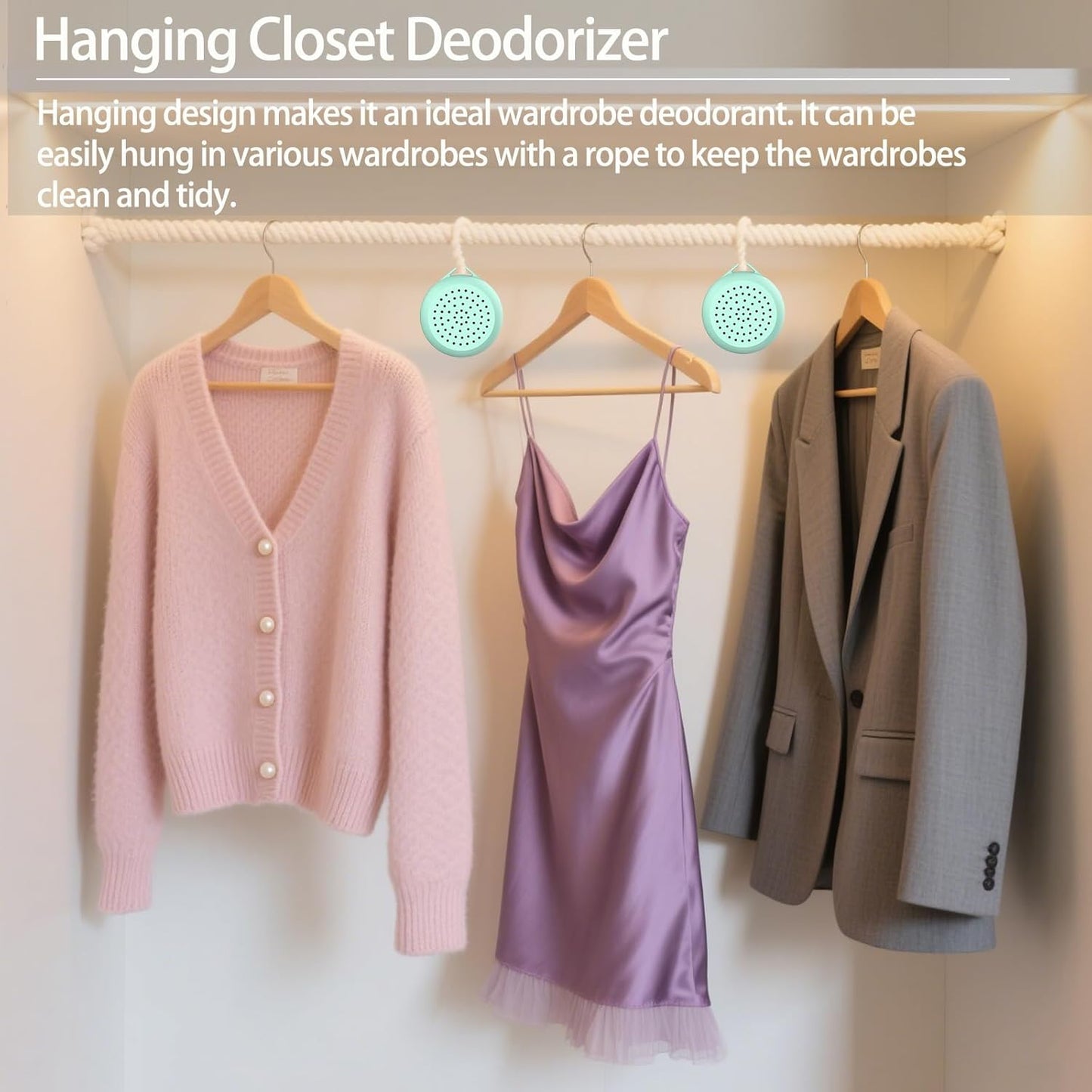 Odor Eliminator | 8 Pack Compact Fragrance-Free Fresheners for Closet, Shoes, Fridge & Pets
