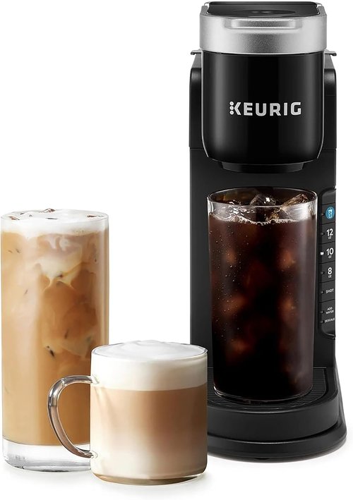 Keurig K-Café Barista Bar Single Serve Coffee Maker - Hot & Cold Brew, 3 Brew Sizes, Black