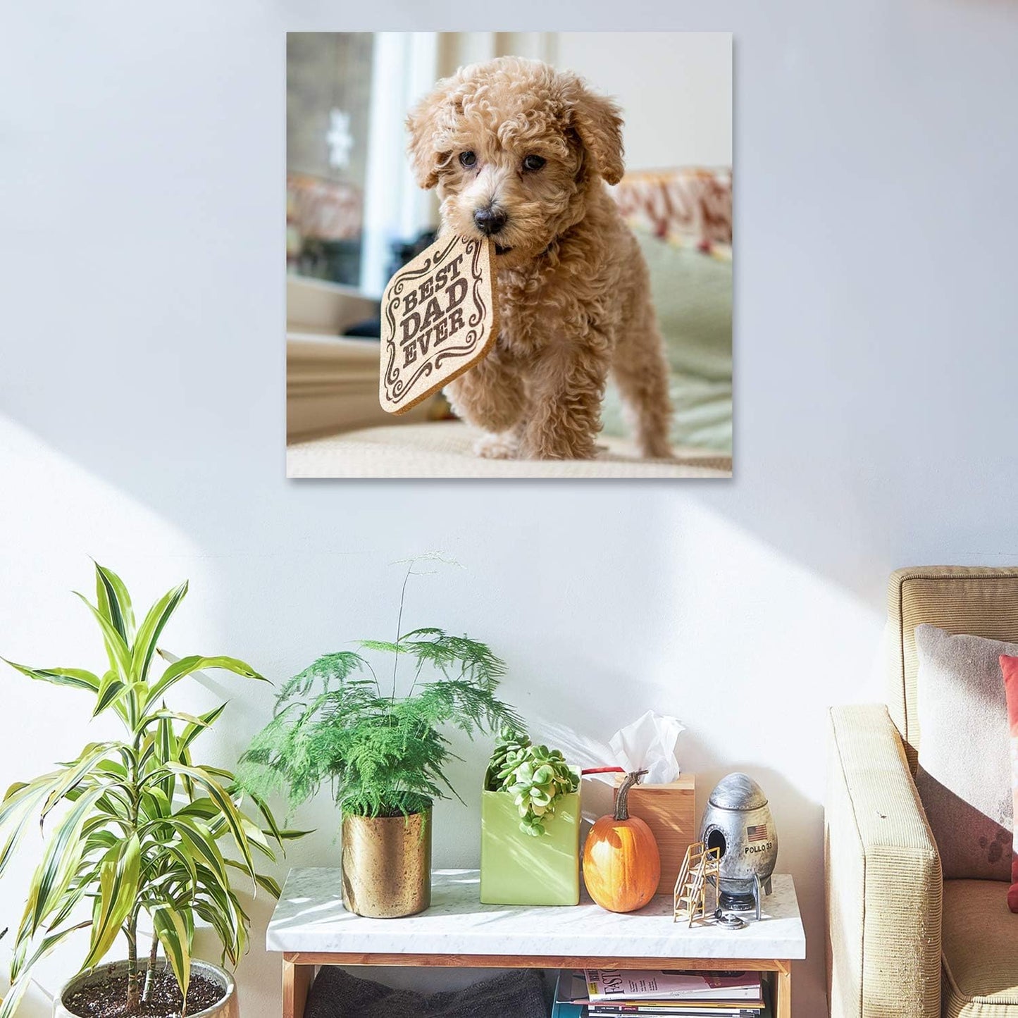 Personalized Canvas Print by [Brand Name] - Custom Photo Wall Art for Bedroom & Living Room | 12" W x 12" H