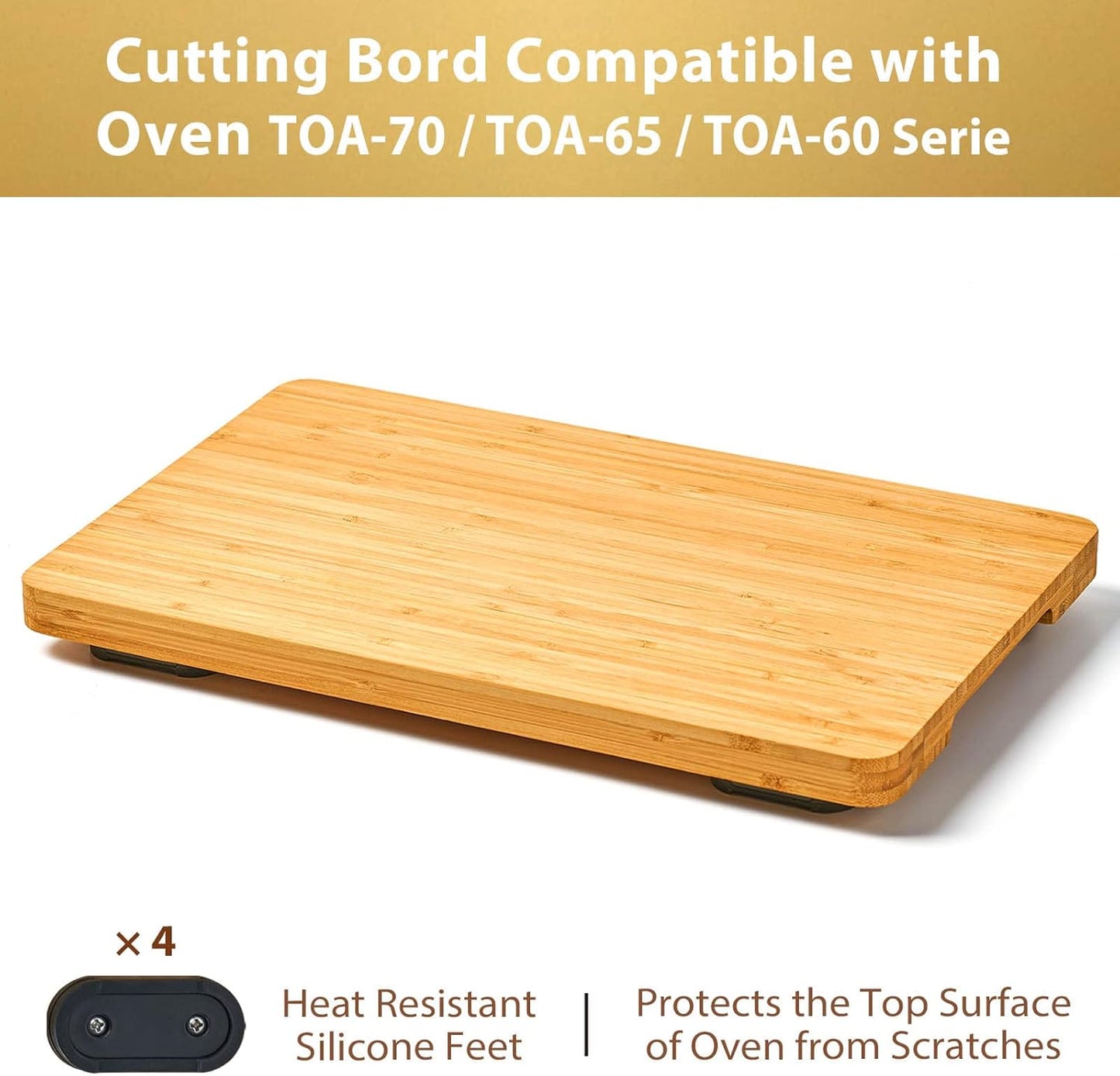 Umilife Cutting Board - Compatible With TOA-70/TOA-65/TOA-60 Air Fryers | Space-Saving Kitchen Accessory