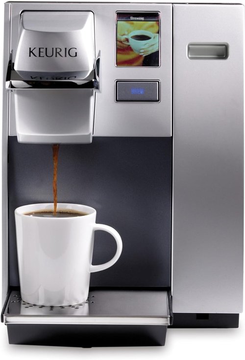 Keurig K155 Coffee Maker - Single Cup Commercial K-Cup Pod Brewer | Sleek Silver Design