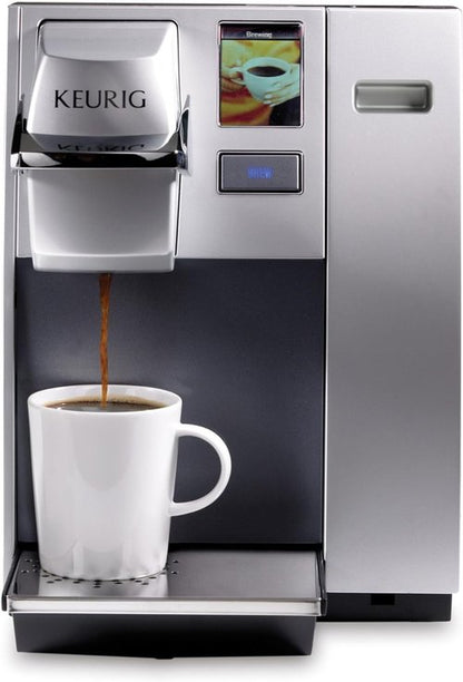 Keurig K155 Coffee Maker - Single Cup Commercial K-Cup Pod Brewer | Sleek Silver Design