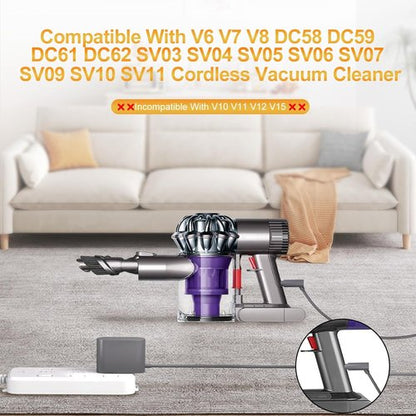Dyson 26.1V Vacuum Charger - Compatible with V8, V7, V6, DC59, DC58, DC61, DC62 Models | Power Cord