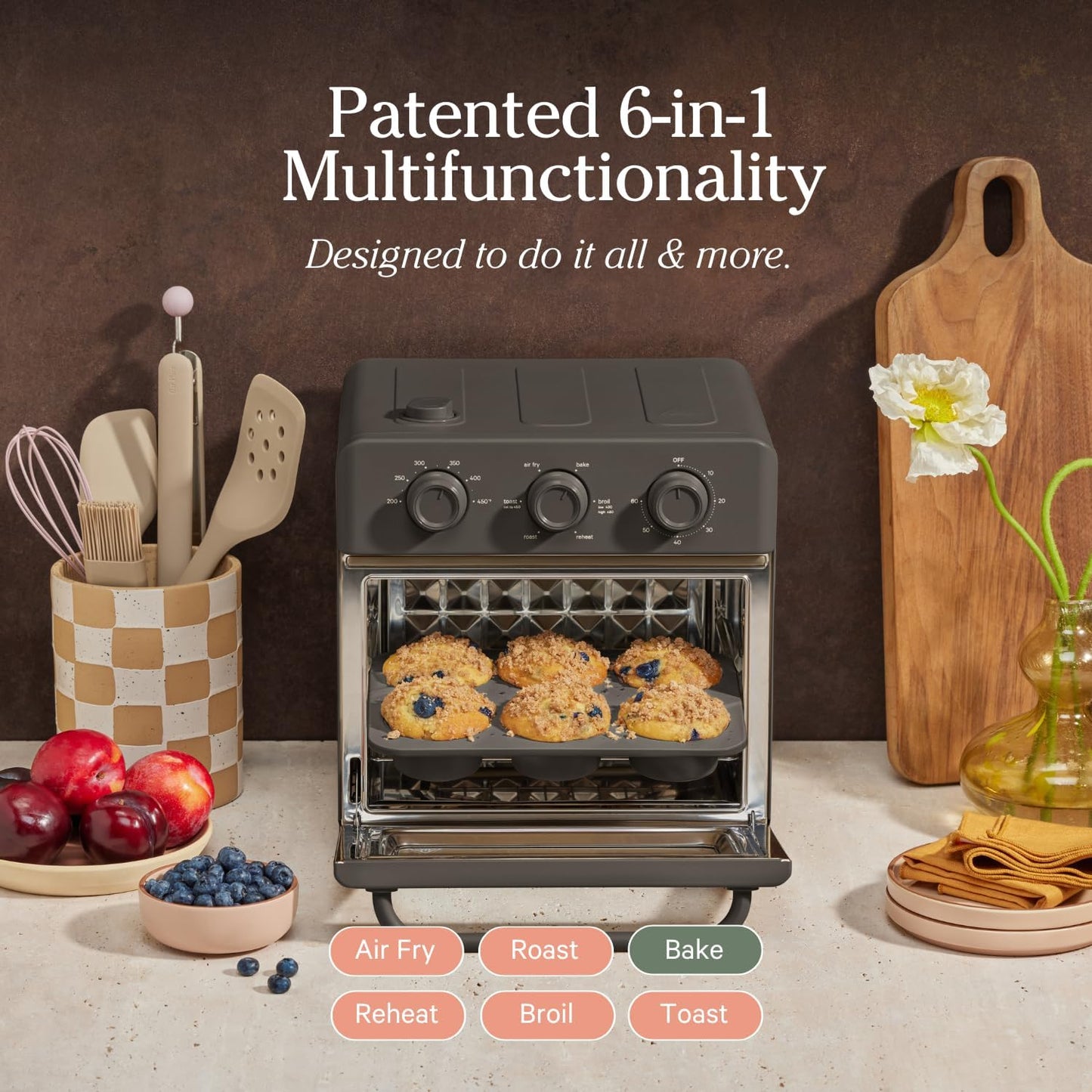 Our Place Wonder Oven Baker’s Kit - 3-Piece Toxin-Free Ceramic Bakeware Set | Oven-Safe Up to 450°F - Char
