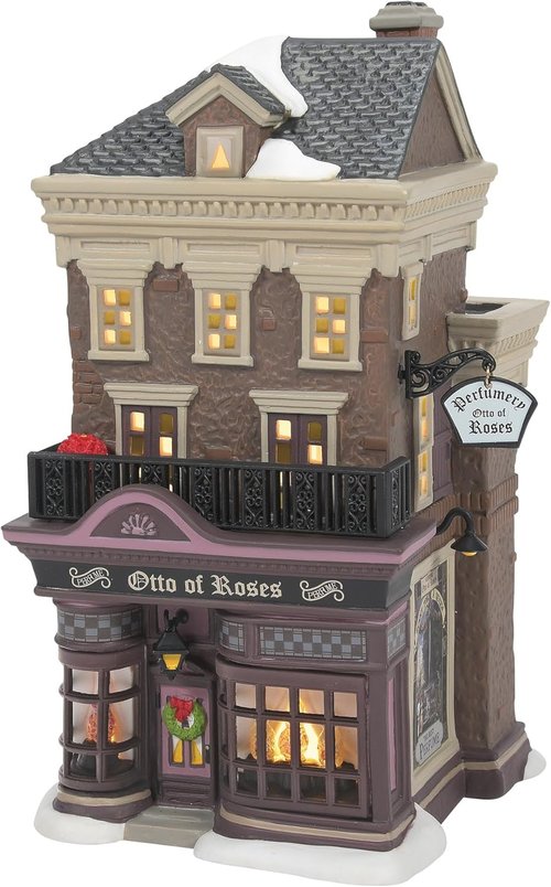 Department 56 Otto of Roses Perfumery Lit Building - 8.62 Inch Multicolor Decor
