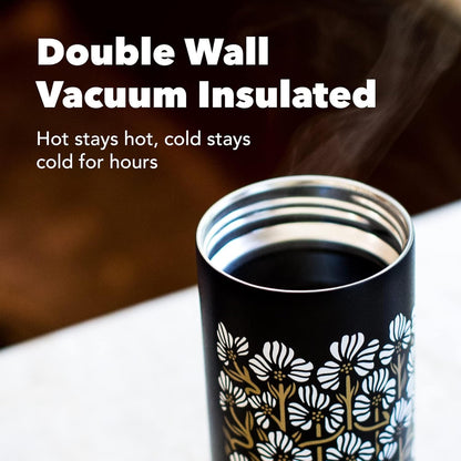 MiiR Flip Traveler 12oz - Double-Wall Insulated Tumbler with Leakproof Lid | BPA-Free Stainless Steel