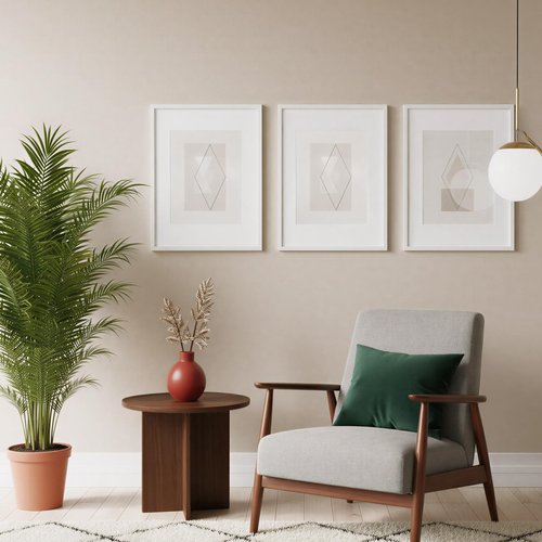 Fixwal 12x16 Poster Frame Set of 6 with Shatter Resistant Plastic Glass, Thin Border and Light Weight Photo Frames for Wall Decor Diamond Art, White