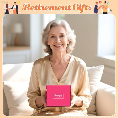 HAPPYPOP Retirement Gifts for Women - Retired Socks Friends Neighbors Gifts for Her