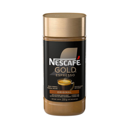 NESCAFE Gold Espresso Instant Coffee - Rich Flavor, 200g/7.1 oz. | Premium Imported Blend