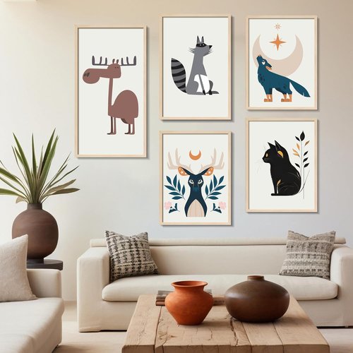 LaVie Home 16x20 Picture Frame - Classic Oak Frame with HD Plexiglass for Vertical/Horizontal Display