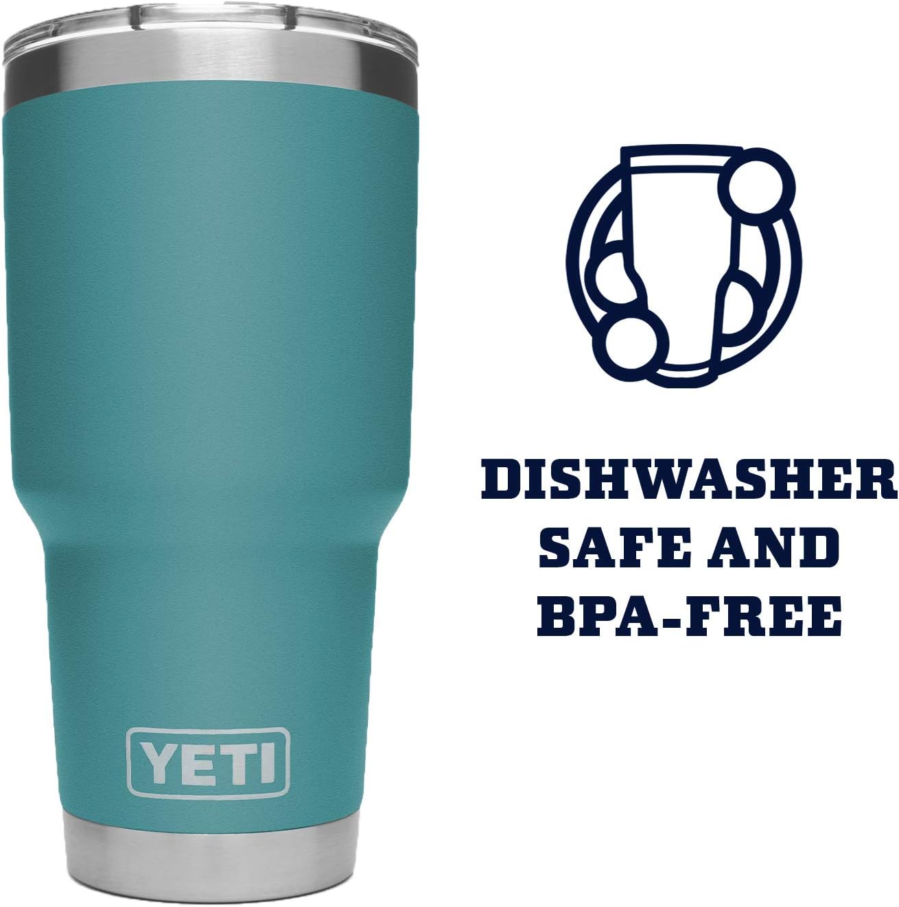 YETI Rambler 30 oz Stainless Steel Tumbler - Vacuum Insulated with MagSlider Lid