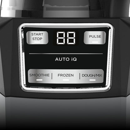Ninja Blender - Compact Kitchen System with 1200W Power | 3 Functions for Smoothies & Dough - Grey